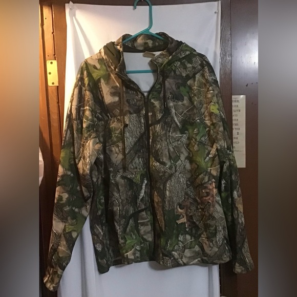 Red Head:  Mens Hunters camo design outdoor heavy jacket size extra large. - Picture 1 of 5